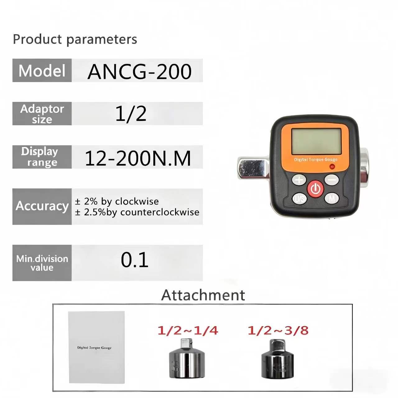 1/4'' 3/8'' 1/2'' Digital Torq - Torque Wrench Digital review and price