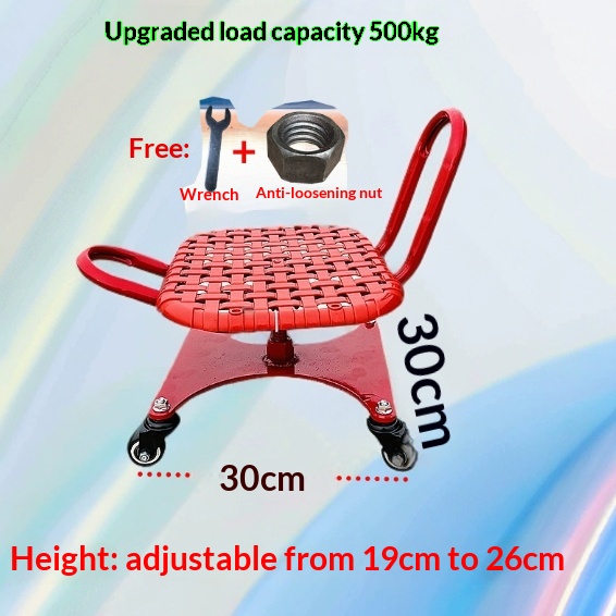 Lying Board Adjustable Height  - Garage Creeper Roller review and price