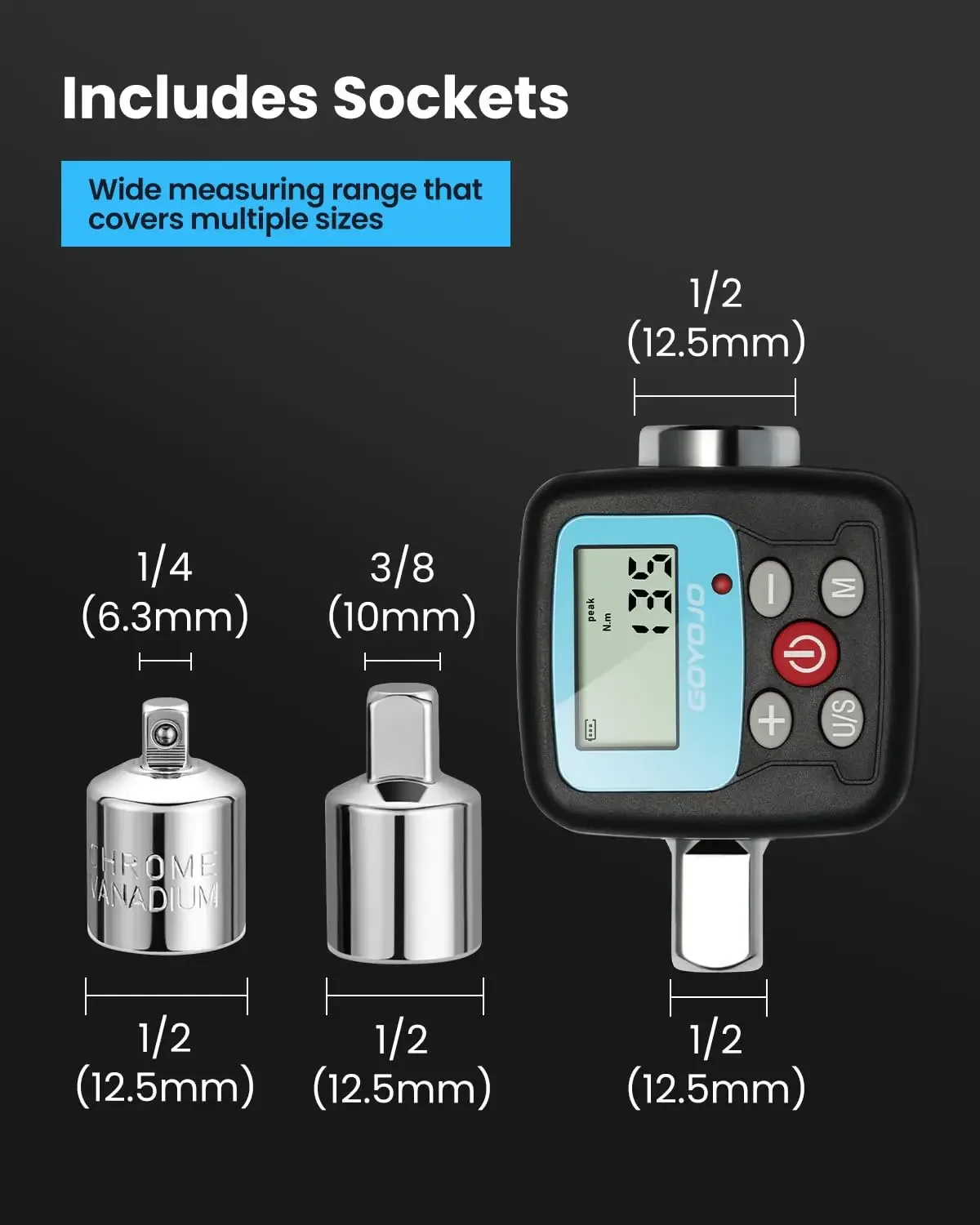 GOYOJO Digital Torque Wrench A - Torque Wrench Digital review and price