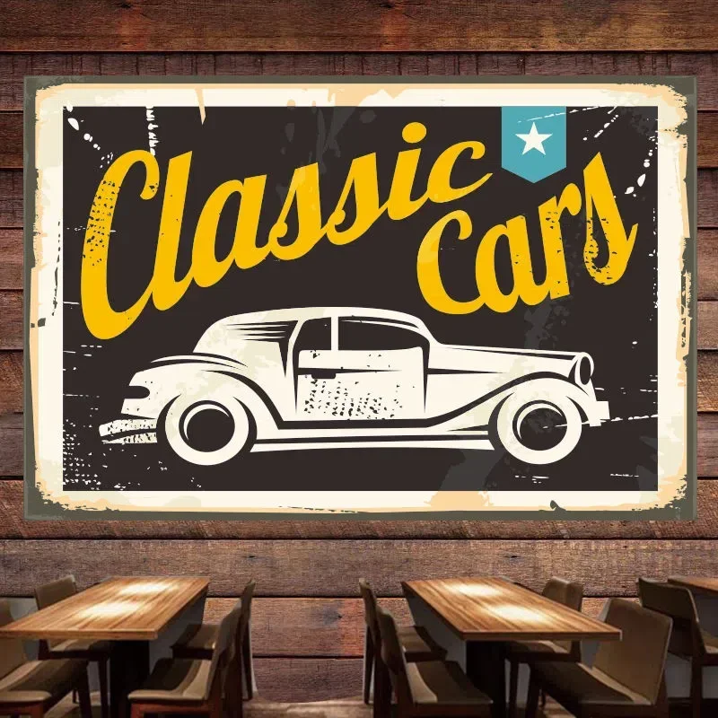 Classic Car Vintage Poster  Fl - Auto Repair Shop For Sale review and price